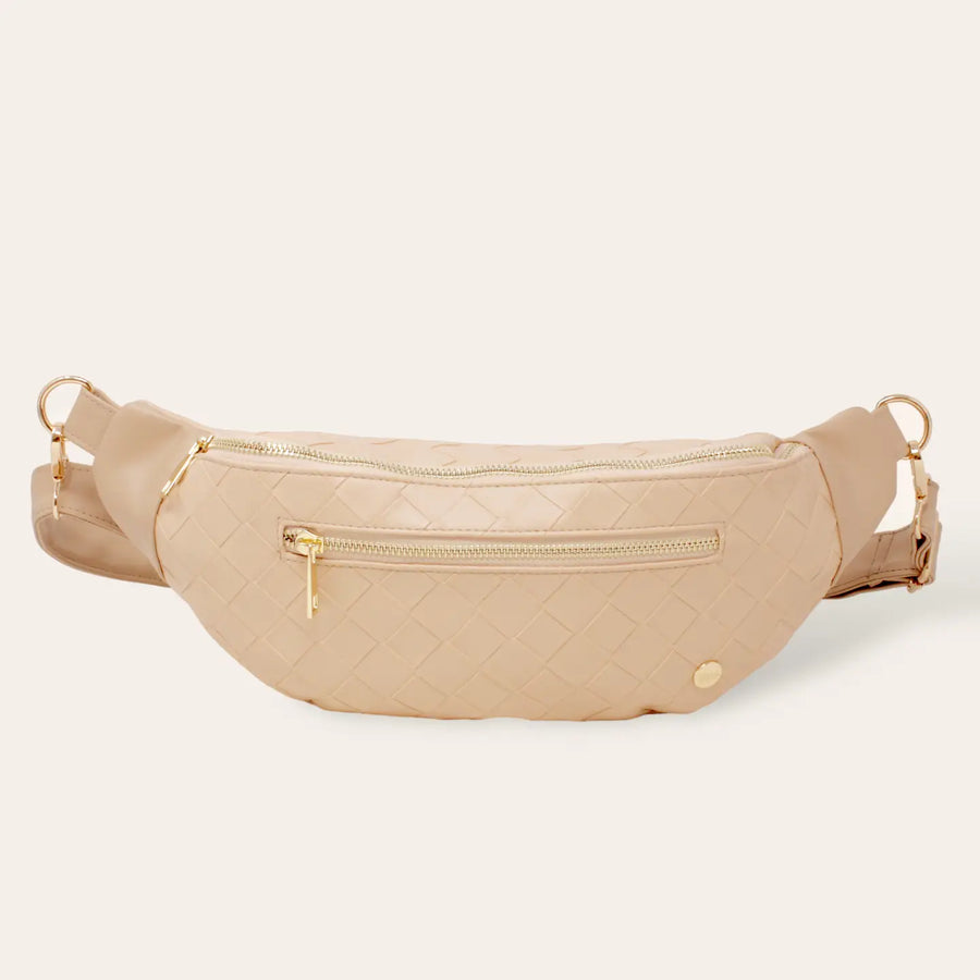 Luxe Woven Belt Bag