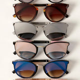 Round Glitter Arm Sunglasses