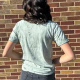Splatter Puff Print Wolves Tee
