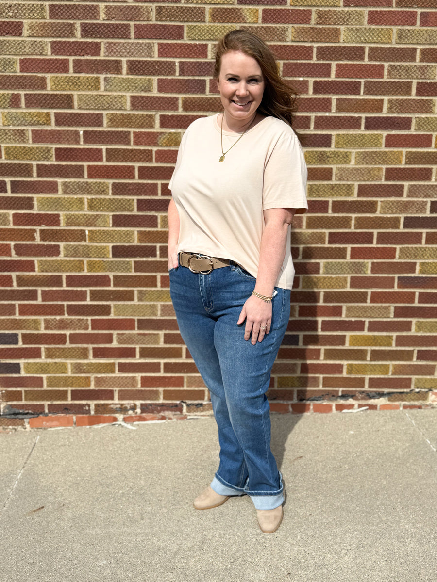 Polished Prints Mom Crop Tee