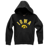 Toddler Iowa Hawkeye Black Fleece Hoodie