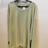 Pastel Luxe Corded Crew