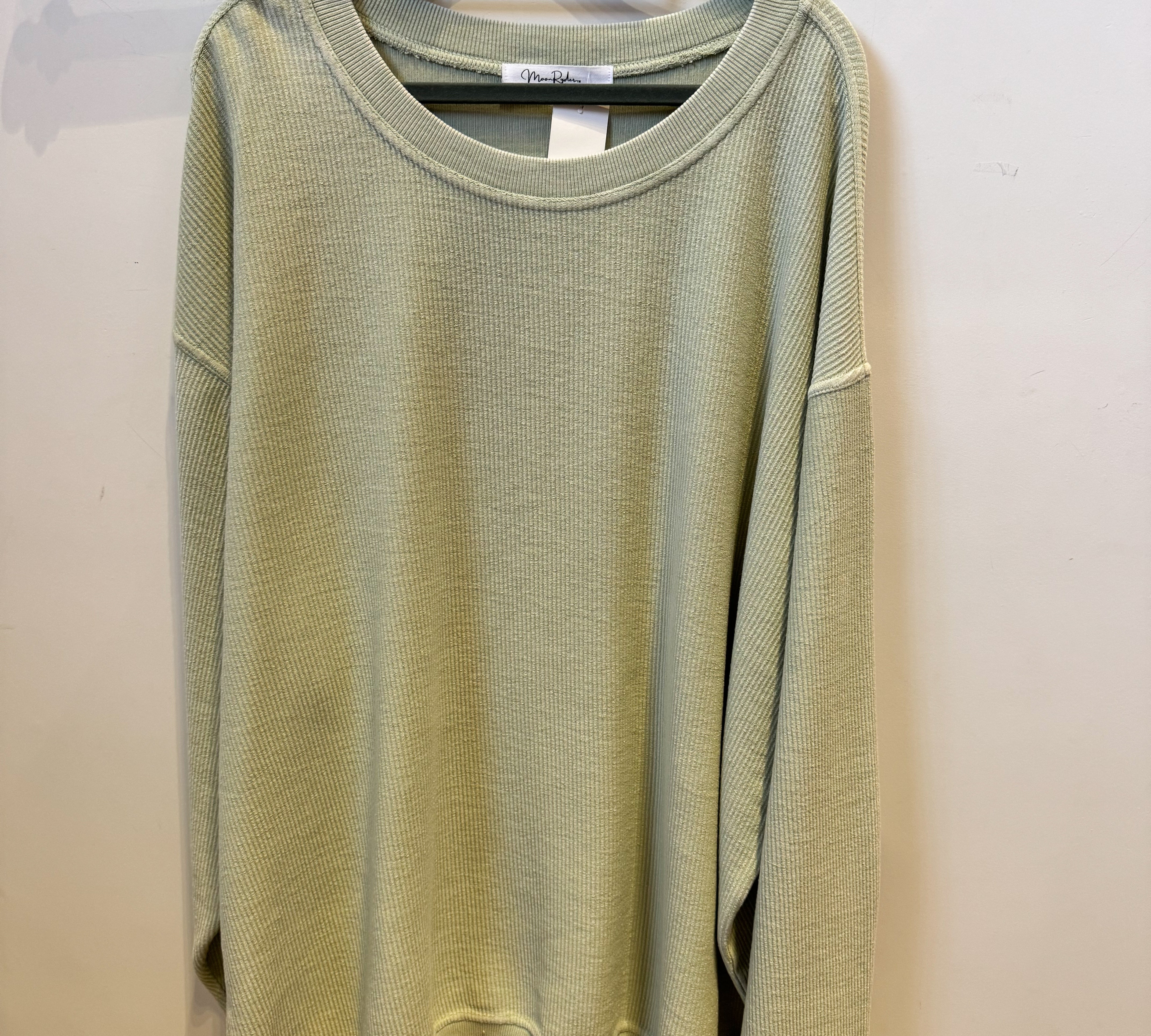 Pastel Luxe Corded Crew