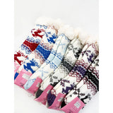 Reindeer Anti Skid Knit Socks