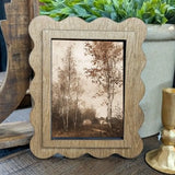 Scallop Antique Cottage 6x8"