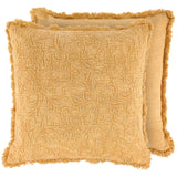 Floral Rust Pillow 16x16"