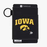 Black Iowa Hawkeye Elastic Wallet
