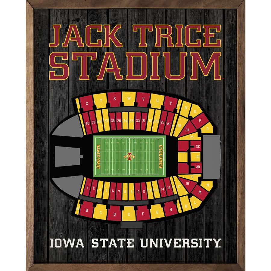 Jack Trice Seating Sign 8x10