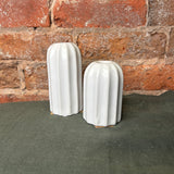 Bone White Round Candle Holder