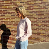 Pastel Luxe Corded Crew