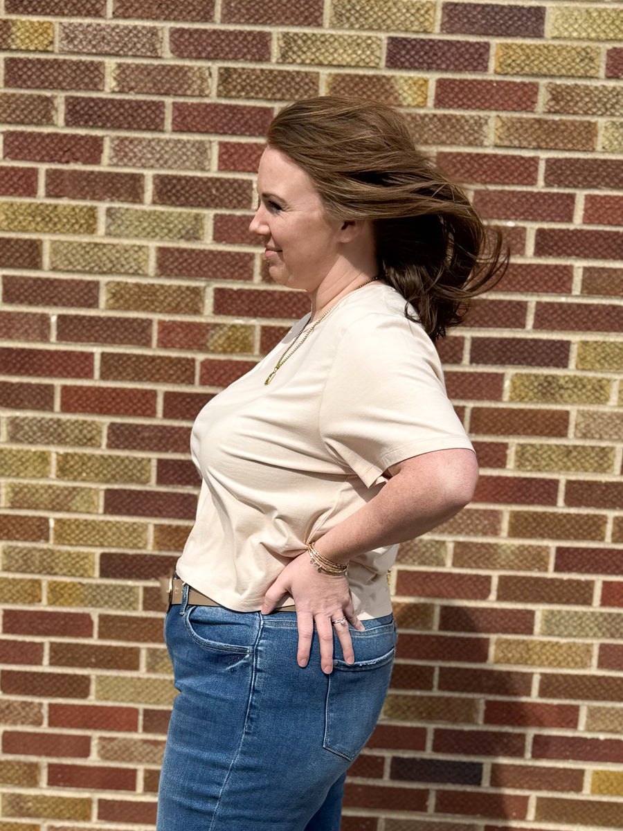 Polished Prints Mom Crop Tee
