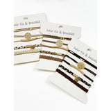 Trendy Neutral Hair Tie Bracelet