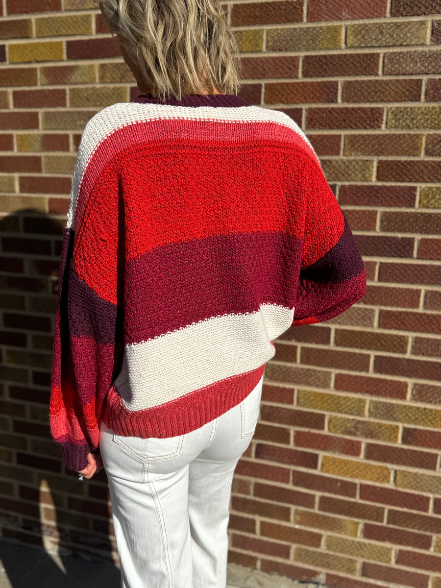 Multicolor Striped Sweater