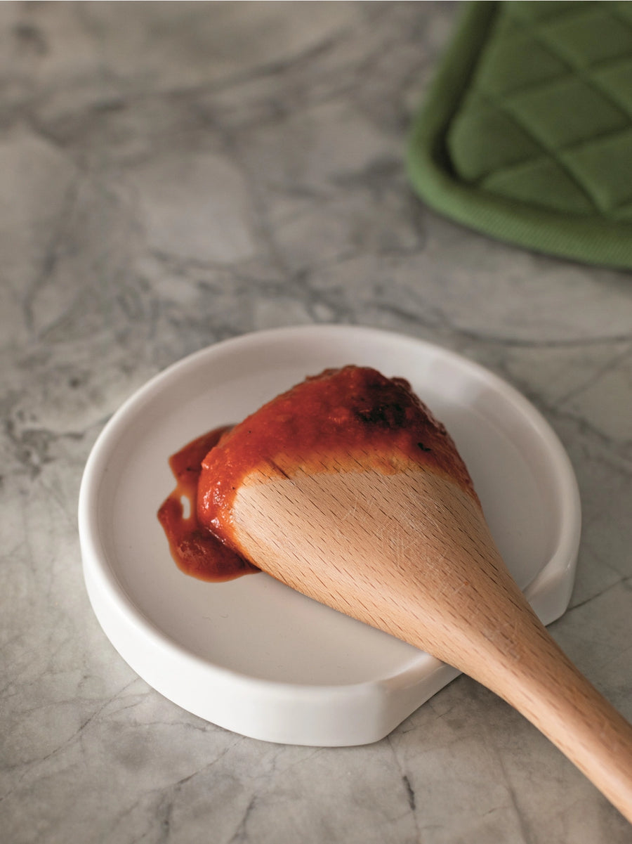 Matte Stoneware Spoon Rest