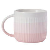 Pink Debossed Ombre Mug 16oz