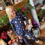 Kids Peppermint Pine Pajama Set