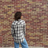 Button Down Plaid Flannel Shirt