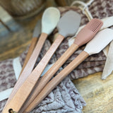 Silicone Wood Mini Kitchen Utensils
