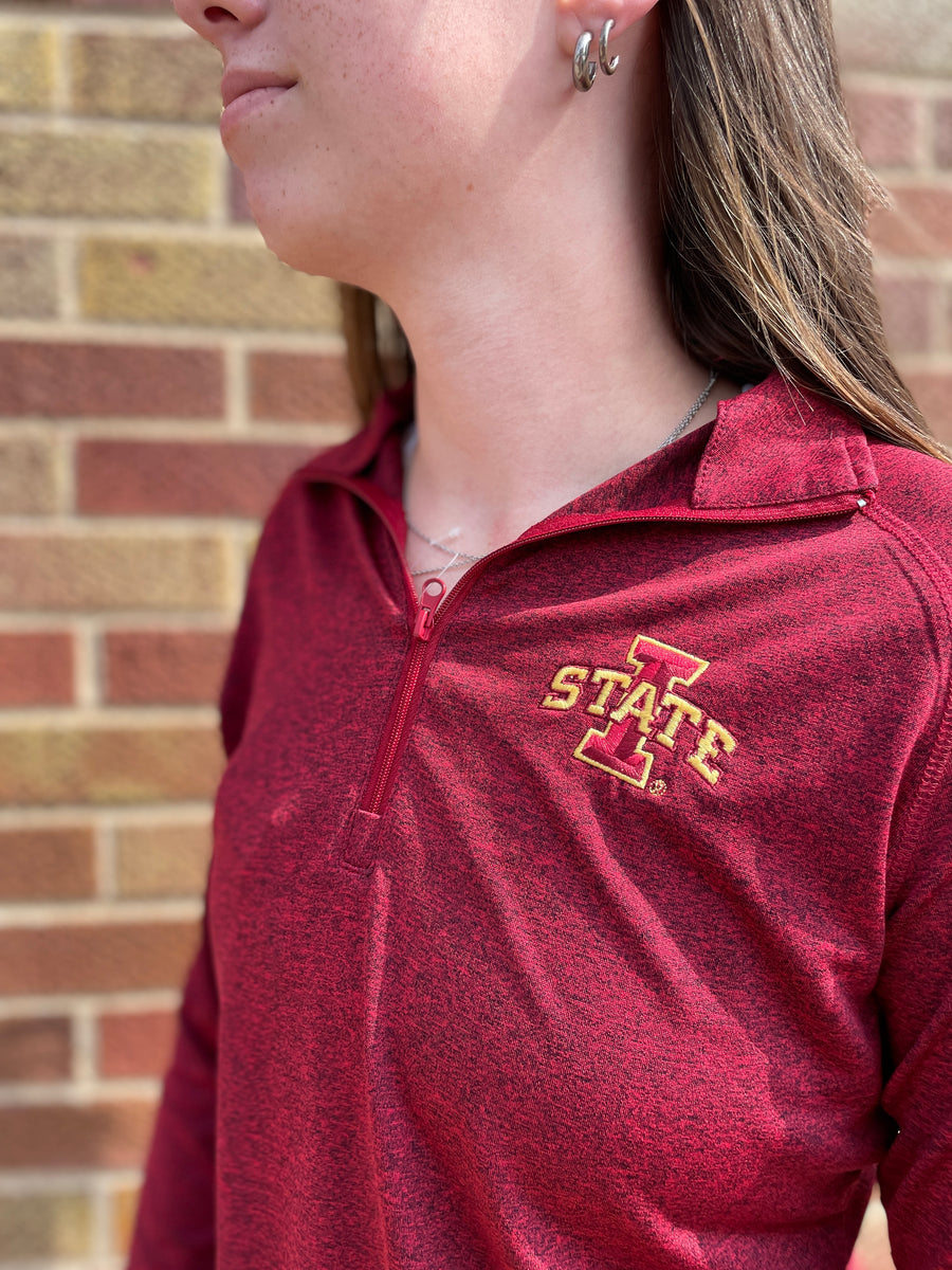 Flint ISU Womens 1/4 Zip Sweatshirt