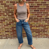 Judy Blue Petite Marlow Arc Barrel Jean