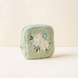 Dainty Floral Square Teddy Pouch