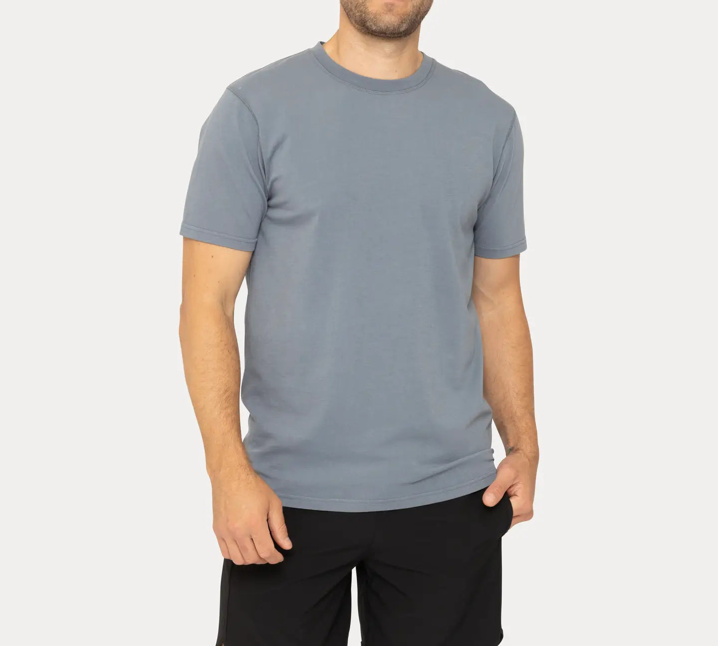 Pima Cotton Blend Short Sleeve Tee
