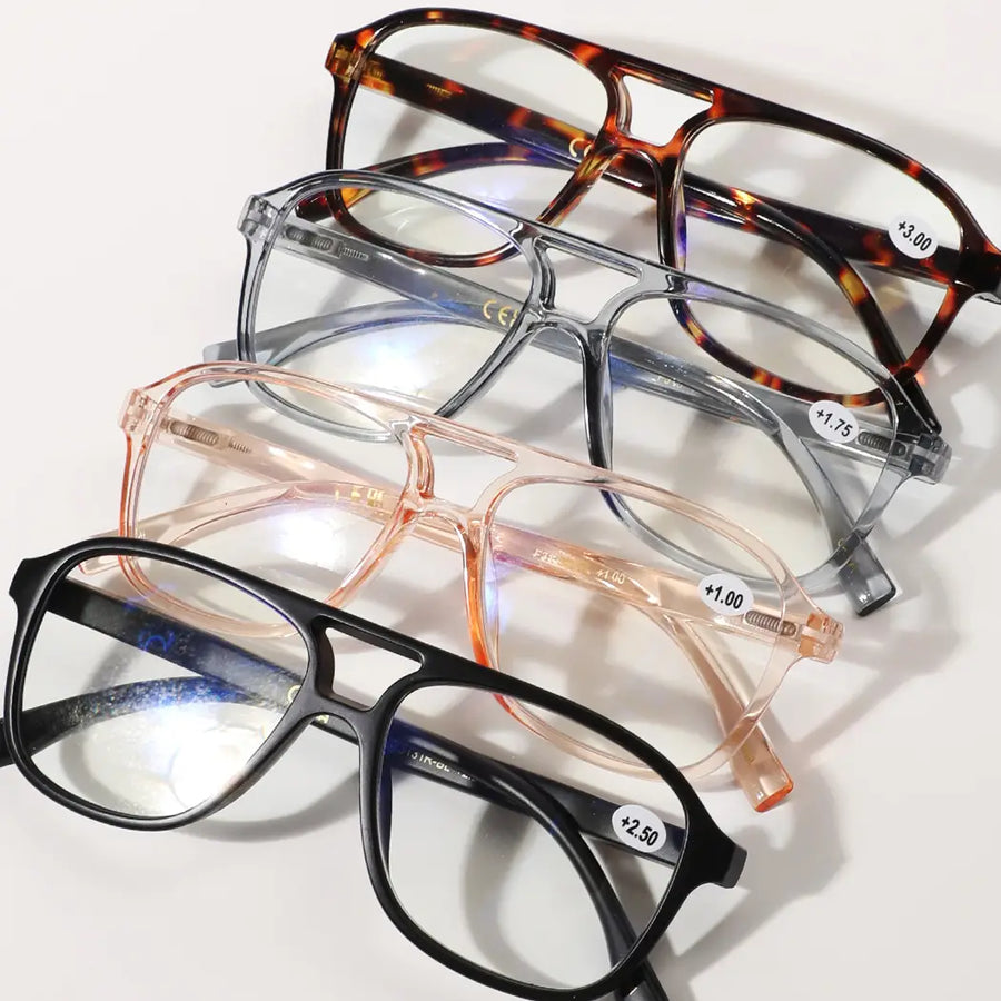 Aviator Blue Light Reading Glasses
