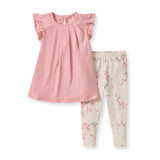 Infant/toddler Cherry Blossom Tunic/Pant Set