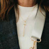 Waterproof Modern Cross Necklace