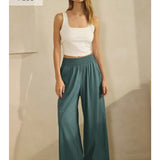 Plus Stretch Wide-Leg Pants