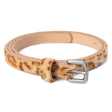 Kids Ultra Skinny Leopard Print Belt