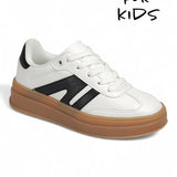 Kids White Casual Sneaker