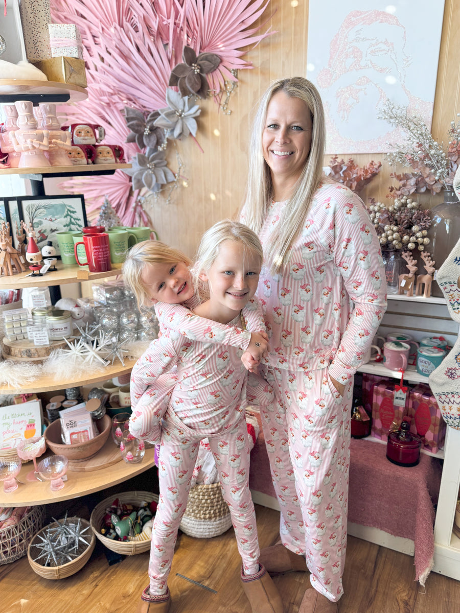 Santa Baby Pink Kids Pajama