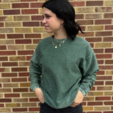 Bold Luxe Corded Crew