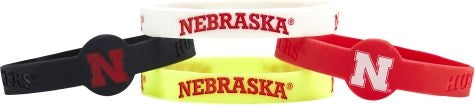 Nebraska Husker Silicone Bracelets