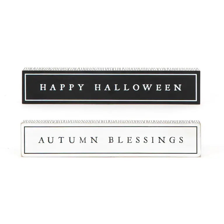 Reversible Halloween/Autumn Sign 13.25"