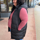 Plus Long Sleeve Merrow Hem Top