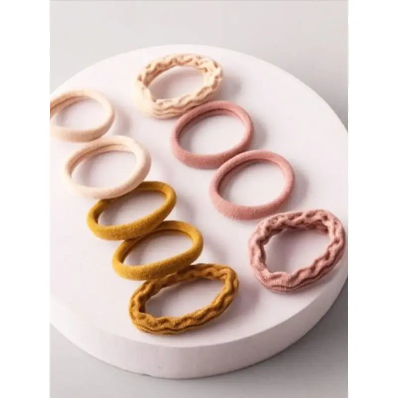 Rolled Hair Tie Set