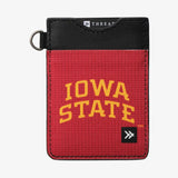 Iowa State Stripes Vertical Leather Wallet