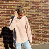 Luxe Corded Crew w/Rounded Bottom