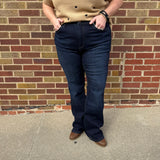 Plus Mid Rise Bootcut Vervet Jeans