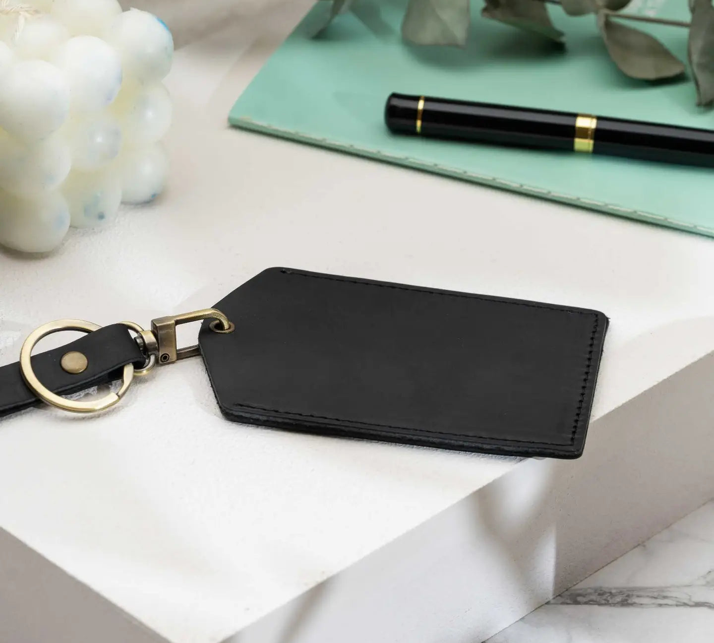 Leather Luggage Tag