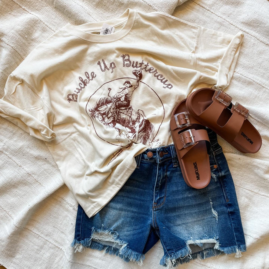 Buckle Up Buttercup Crop Top