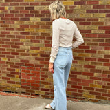 Vintage Super High Rise Flare Vervet Jeans
