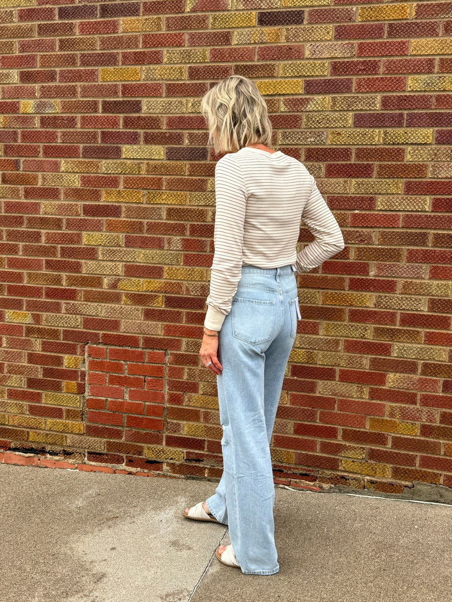 Vintage Super High Rise Flare Vervet Jeans