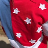 Mineral Wash American Flag Top