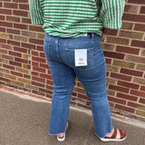 Mid Rise Boot Cut Crop Mica Jean