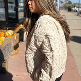 Quilted Bomber Jacket