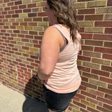 Plus Scoop Neck Loose Fit Tank