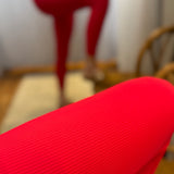 Nylon Ribbed Leggings